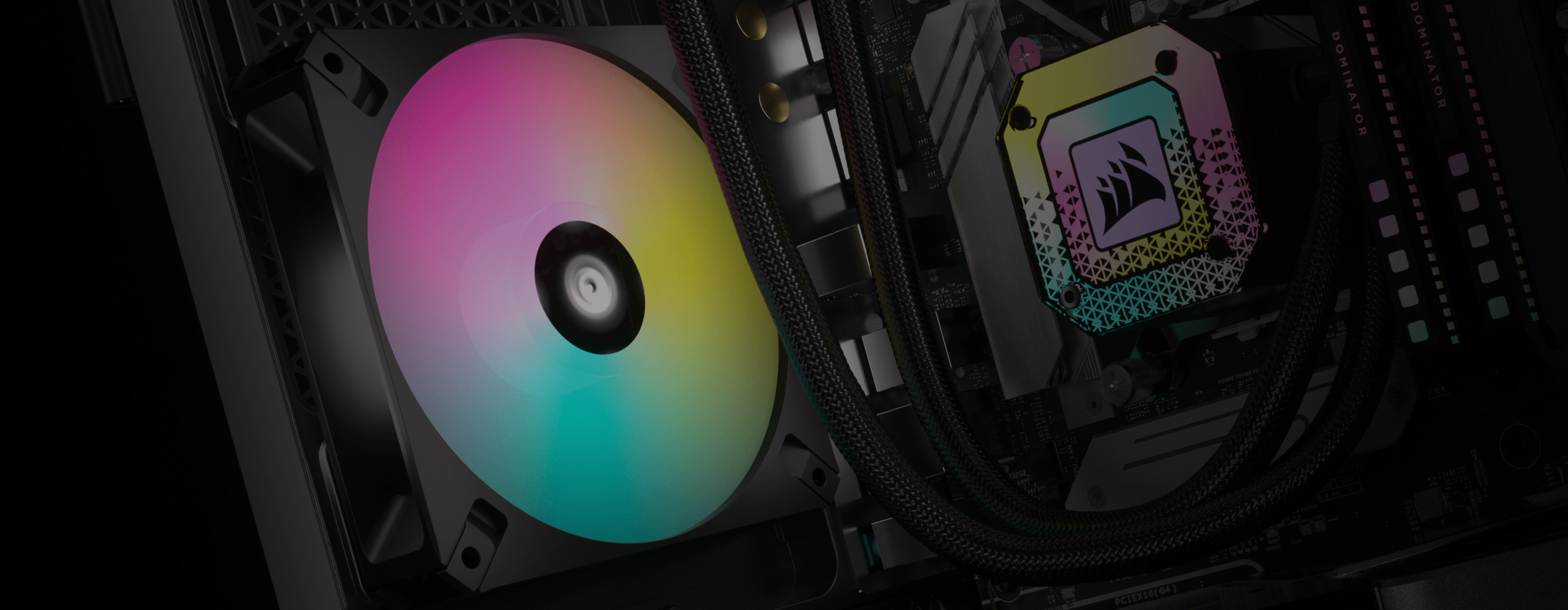 iCUE AR120 Digital RGB 120mm PWM Fan, Single Pack, White