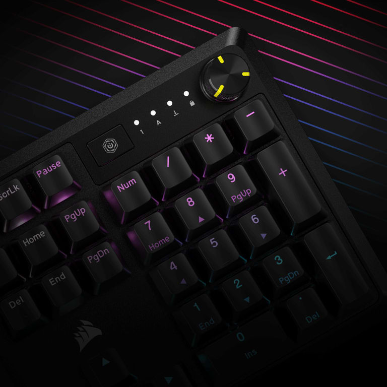 K70 CORE SE RGB メカニカルゲーミングキーボード – Cherry Blossom