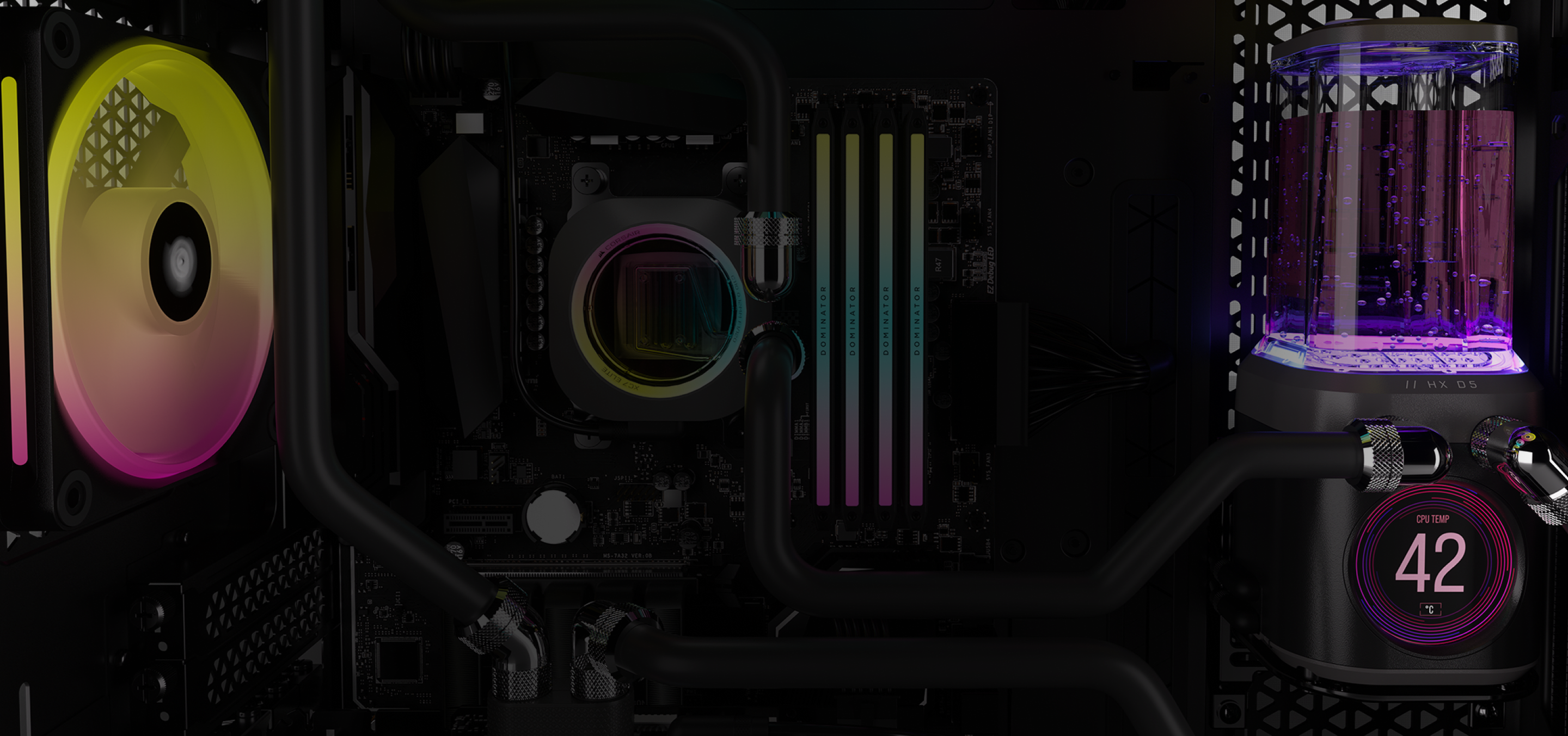 iCUE LINK XD5 RGB ELITE LCD Pump/Reservoir Combo, Stealth Gray