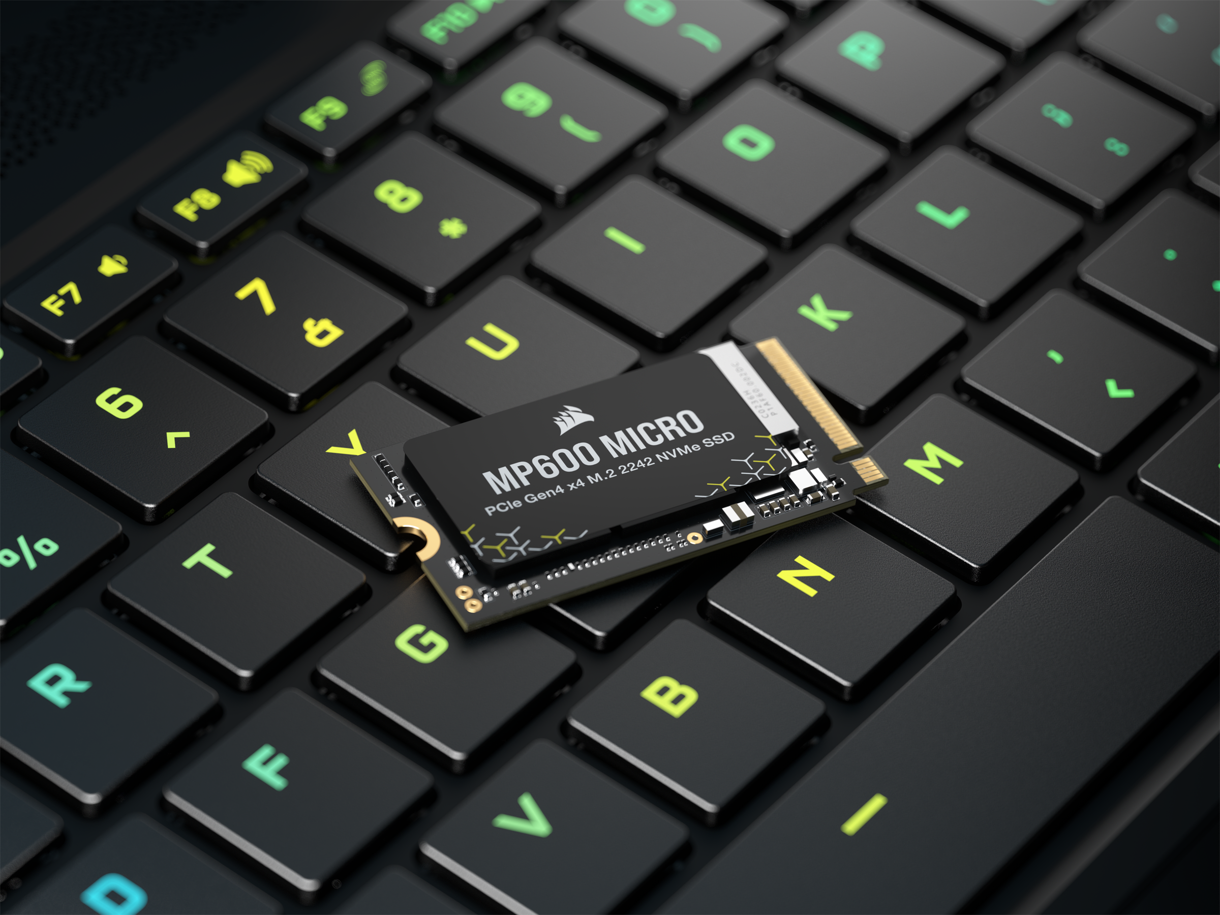 SSD Corsair MP600 Micro 1TB - NVMe PCIe Gen4 7000MB/s