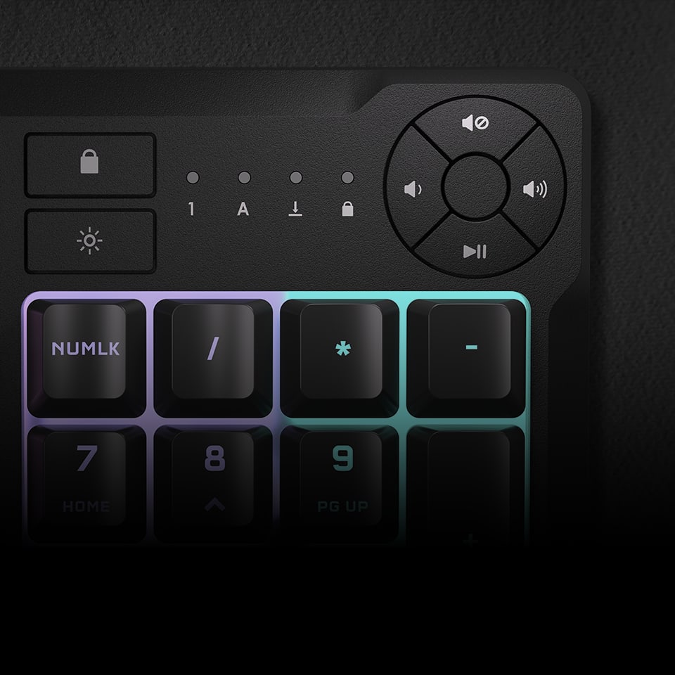 K55 CORE RGB Gaming Keyboard — Black