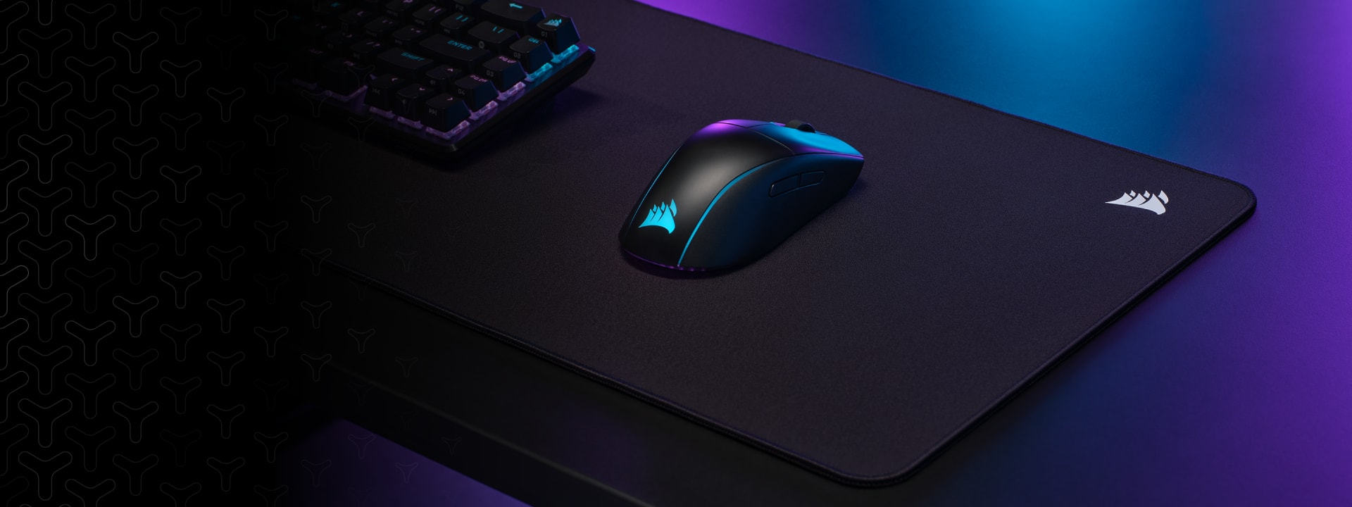 MM500 v2 ハイブリッド布製ゲーミングマウスパッド - 特大