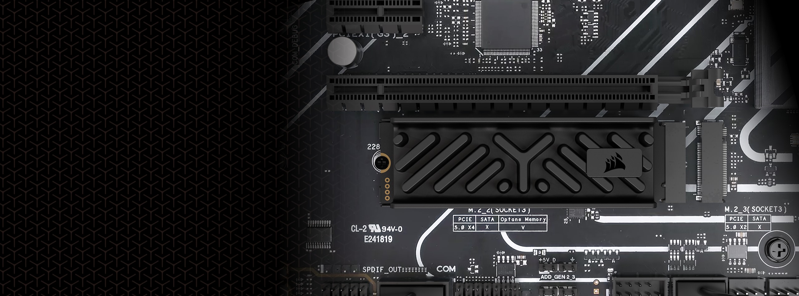 MP700 ELITE with Heatsink 2TB PCIe 5.0 (Gen 5) x4 NVMe M.2 SSD