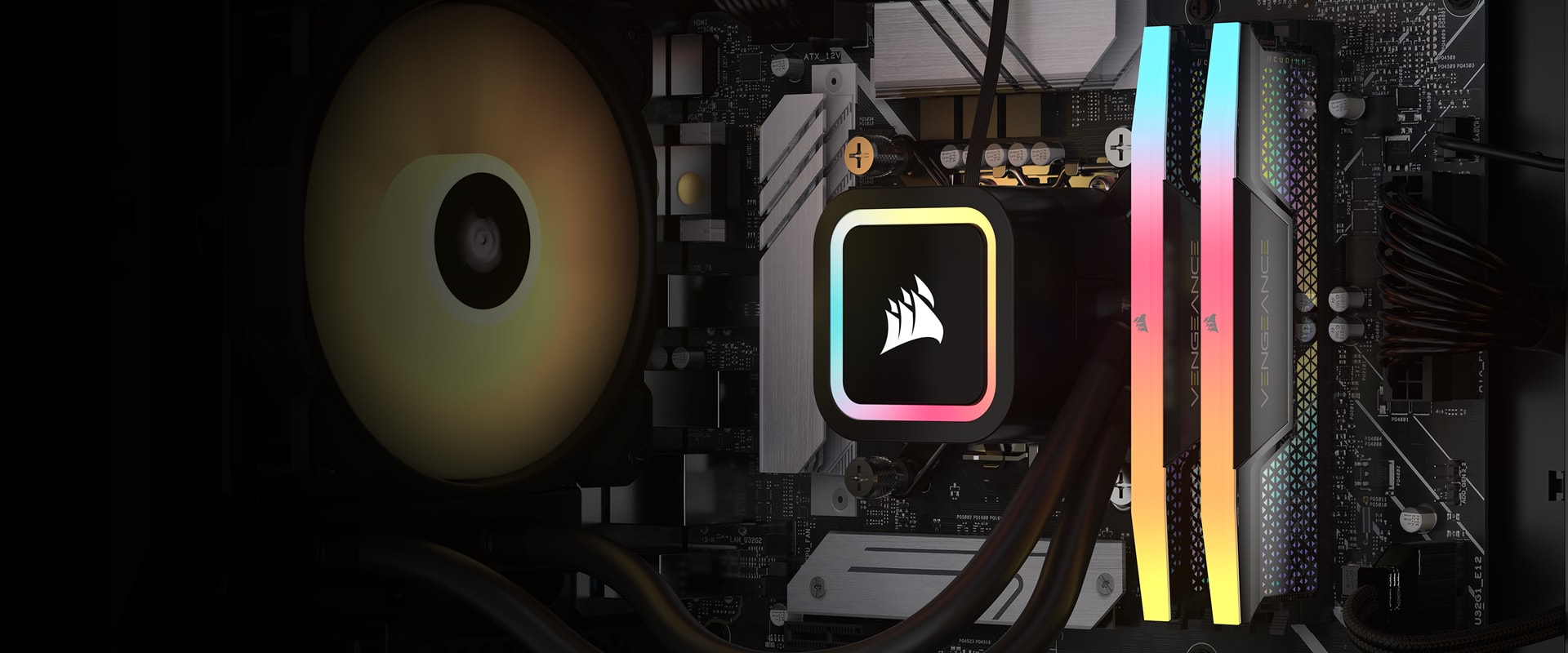 商品画像：CORSAIR VENGEANCE RGB DDR5 CUDIMMs Deliver Cutting-Edge 3