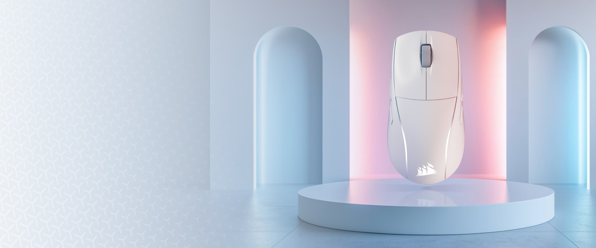 M75 WIRELESS Lightweight RGB Apple Gaming Mouse – Frost White