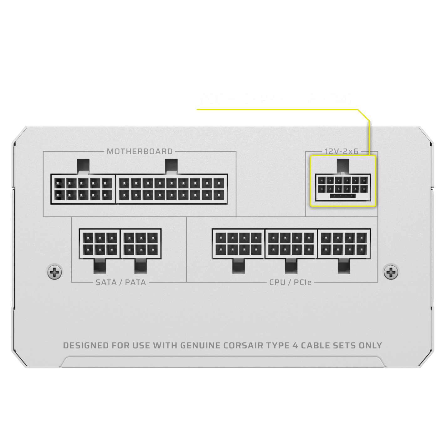 RMe Series™ RM850e - Fully Modular Low-Noise ATX Power Supply - White