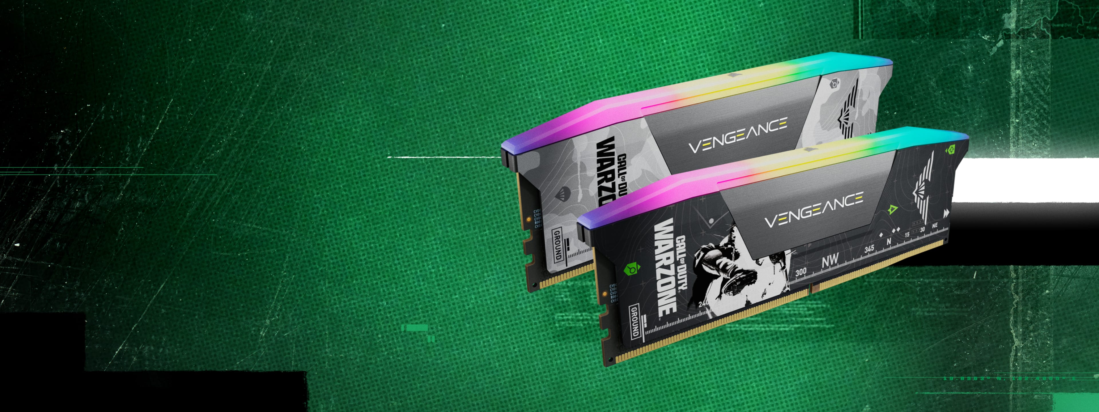 VENGEANCE® RGB 32GB (2x16GB) DDR5 DRAM 6400MT/s CL32 AMD EXPO