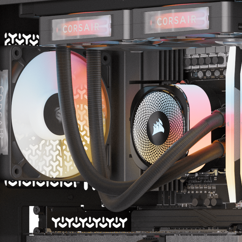VENGEANCE a7500 AIR Gaming PC: AMD Ryzen 7 9850X3D, GeForce RTX