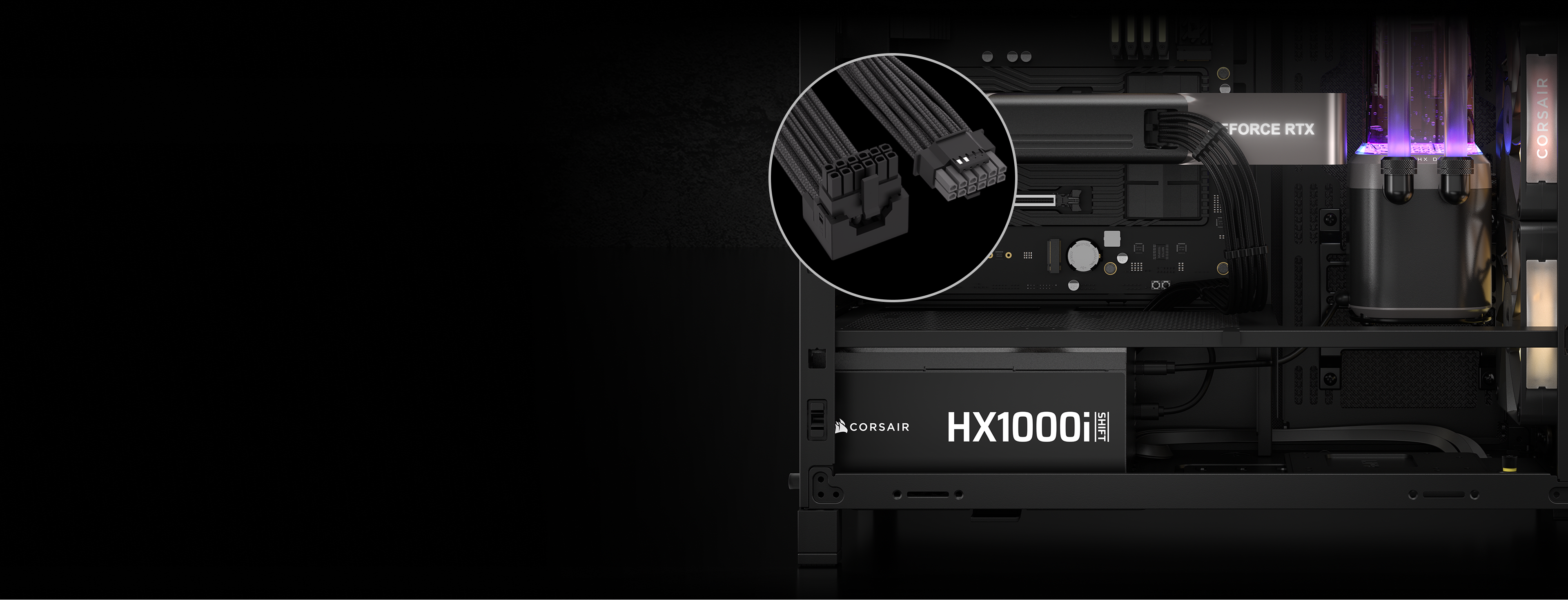 HX1000i SHIFT フルモジュラー・プラチナATX電源