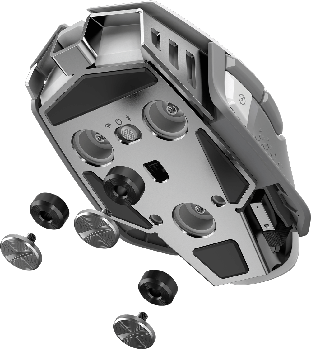 Expanded view of the tunable weight system