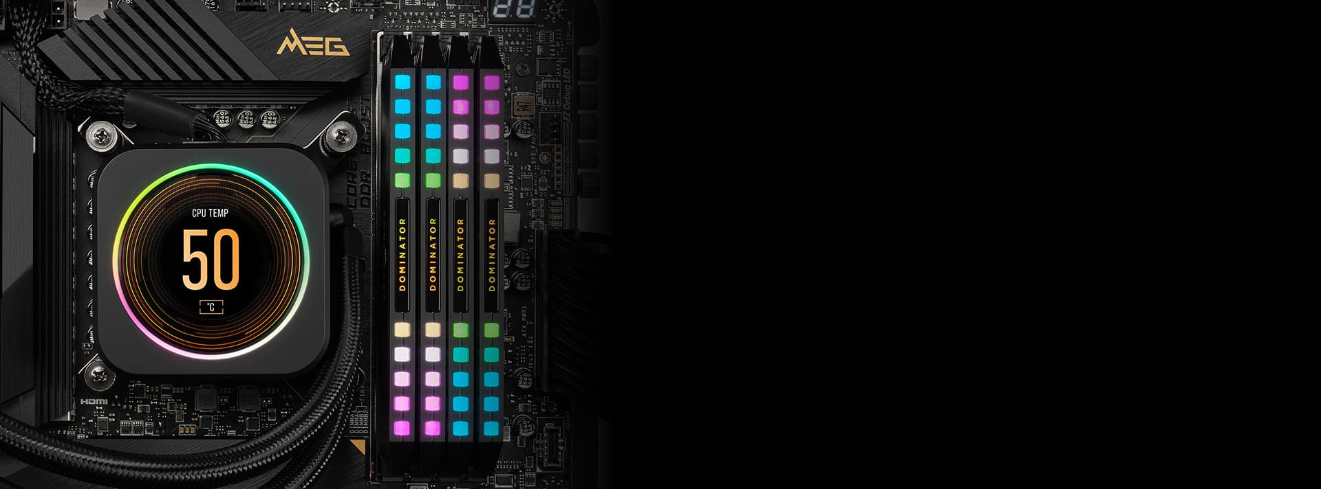thumbnail image 2 of CORSAIR WS 64GB (4x16GB) DDR5 5600MHz ECC RDIMM Vs Dominator Titanium... 2 of 12