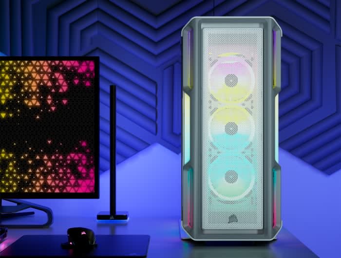iCUE 5000T RGB Tempered Glass Mid-Tower ATX PC Case — Black