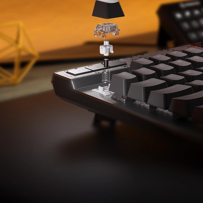 K70 MAX RGB MGX Steel Adjustable Switches — Grey Keyboard Magnetic-Mechanical Gaming — CORSAIR