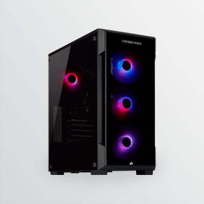 VENGEANCE a7200 Gaming PC, R5 5600X, RX 6700 XT, 1TB M.2, 16GB 