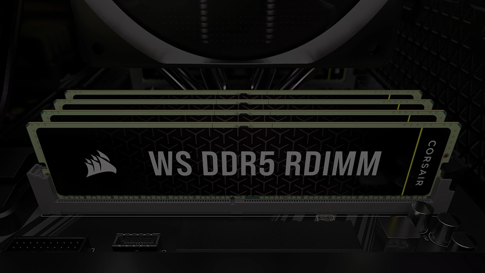 WS DDR5 ECC RDIMM 128GB (8 x 16GB) DDR5 DRAM 5600MT/s CL40 Memory Kit