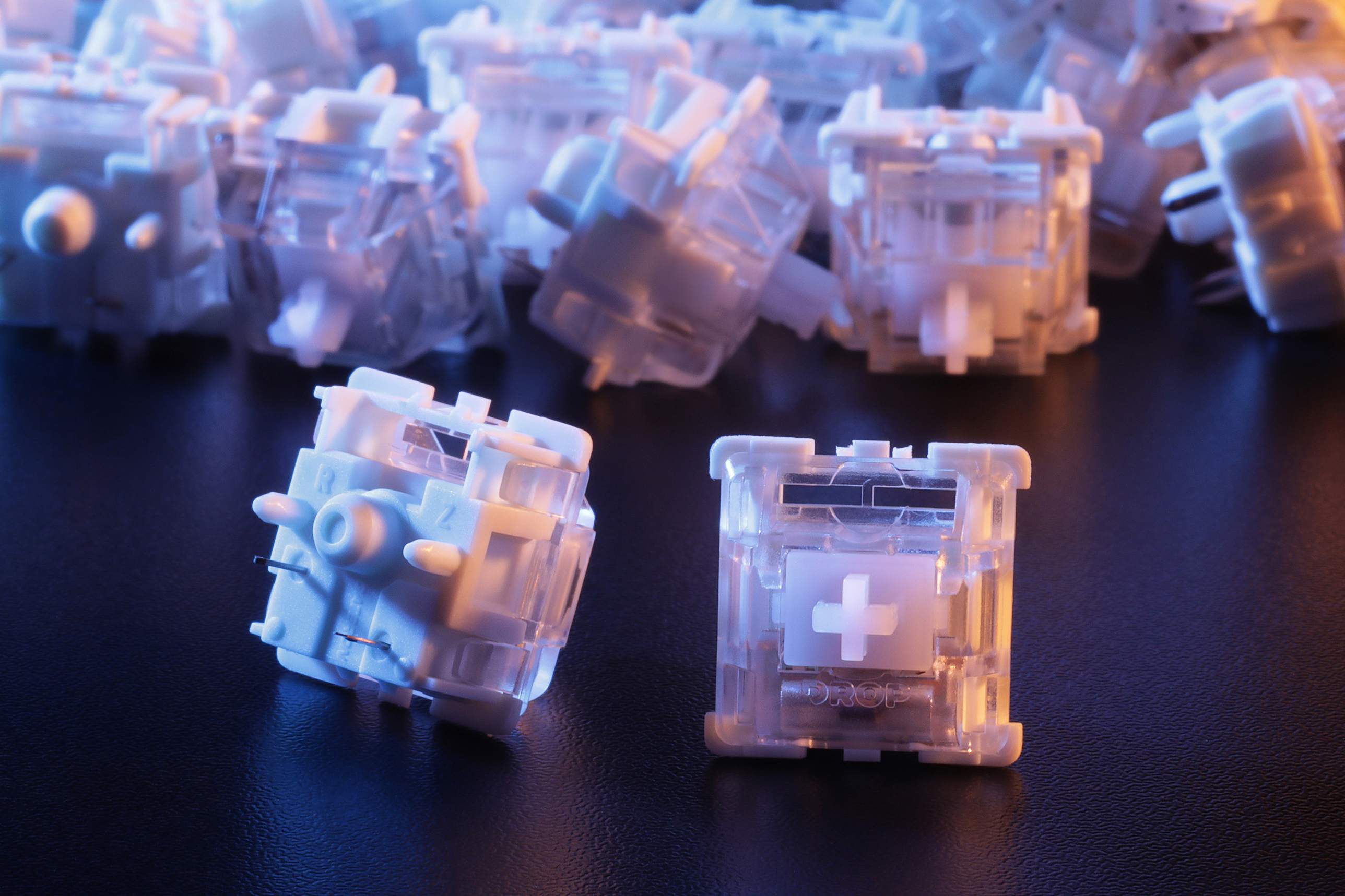 DROP Holy Panda X Clear Mechanical Switches, Tactile, 3-Pin, 35