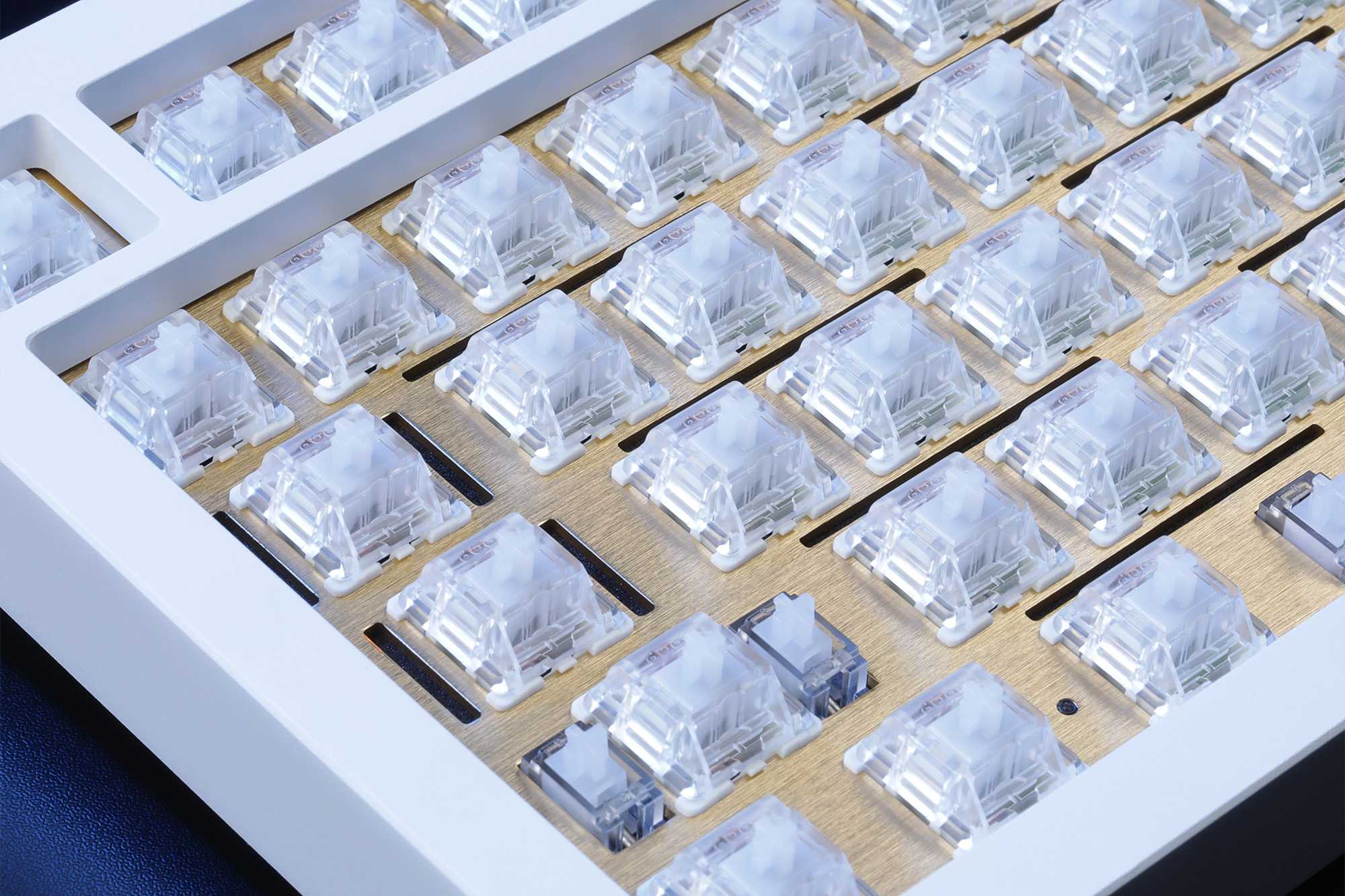 DROP Holy Panda X Clear Mechanical Switches, Tactile, 3-Pin, 35
