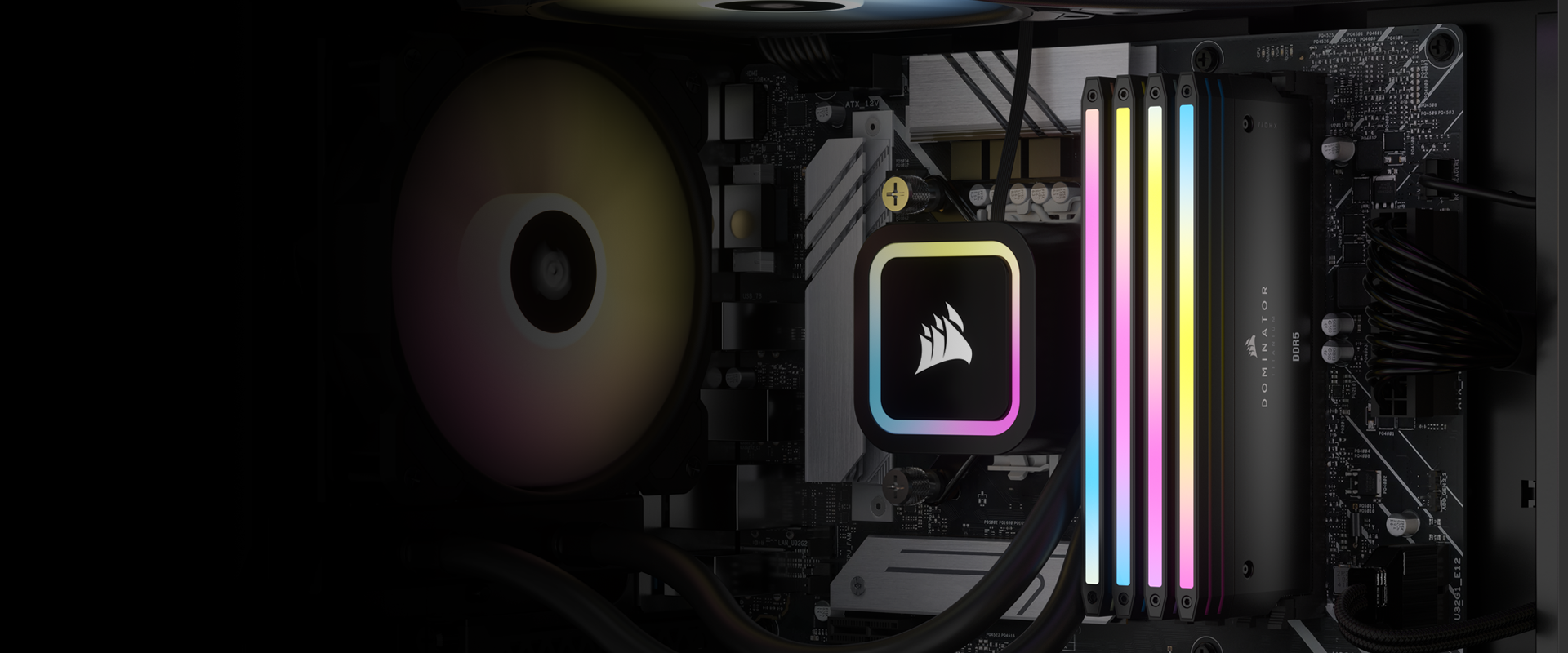 メモリー CORSAIR DOMINATOR TITANIUM LIGHT ENHANCE CORSAIR Dominator Titanium DDR5 RGB Light Enhancement Kit