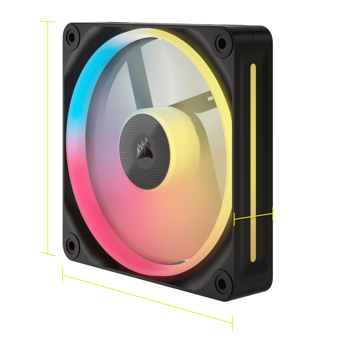 iCUE LINK LX120-R RGB 120mm PWM Reverse Fan Expansion (Revival Series)