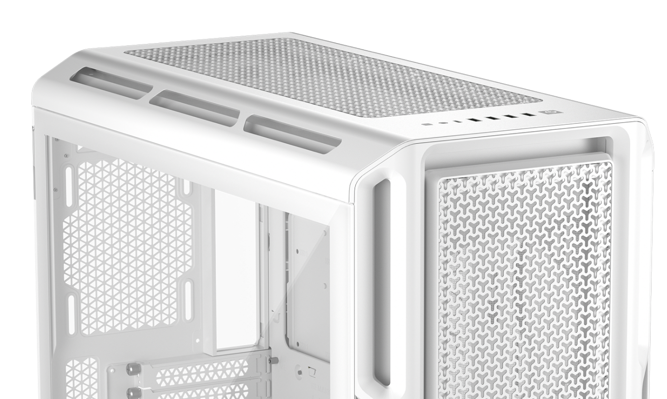 5000T Mid-Tower High-Performance PC Case - White