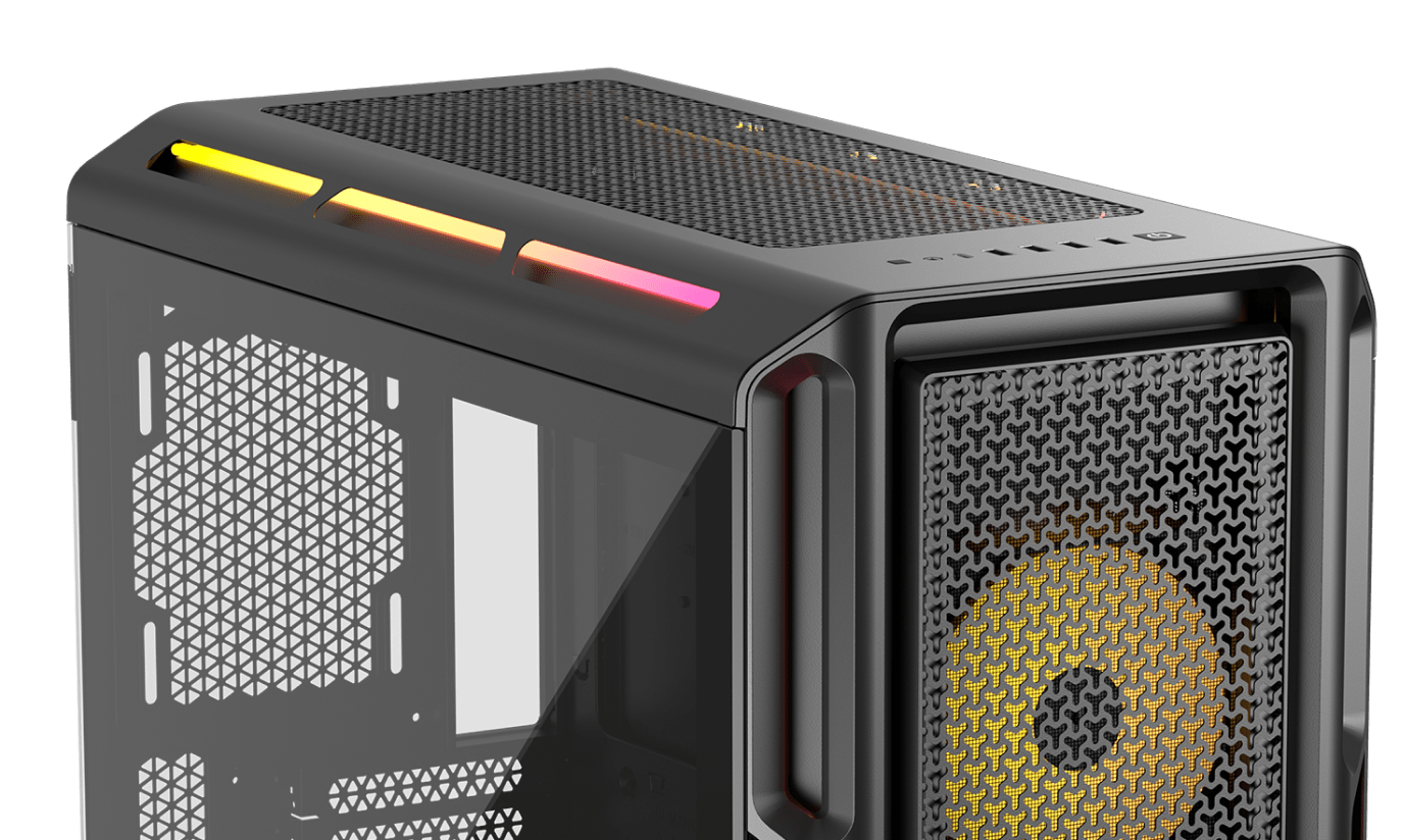 iCUE LINK 5000T LX RGB ミッドタワー 高性能 PC ケース
