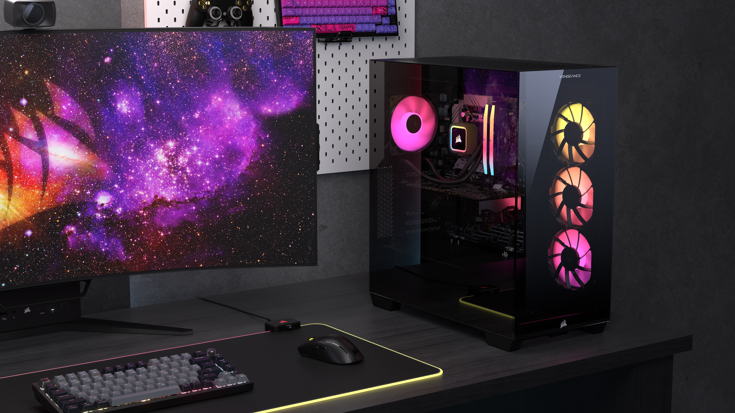 VENGEANCE i7400 Gaming PC: Intel Core i5-13600KF, GeForce RTX 4070