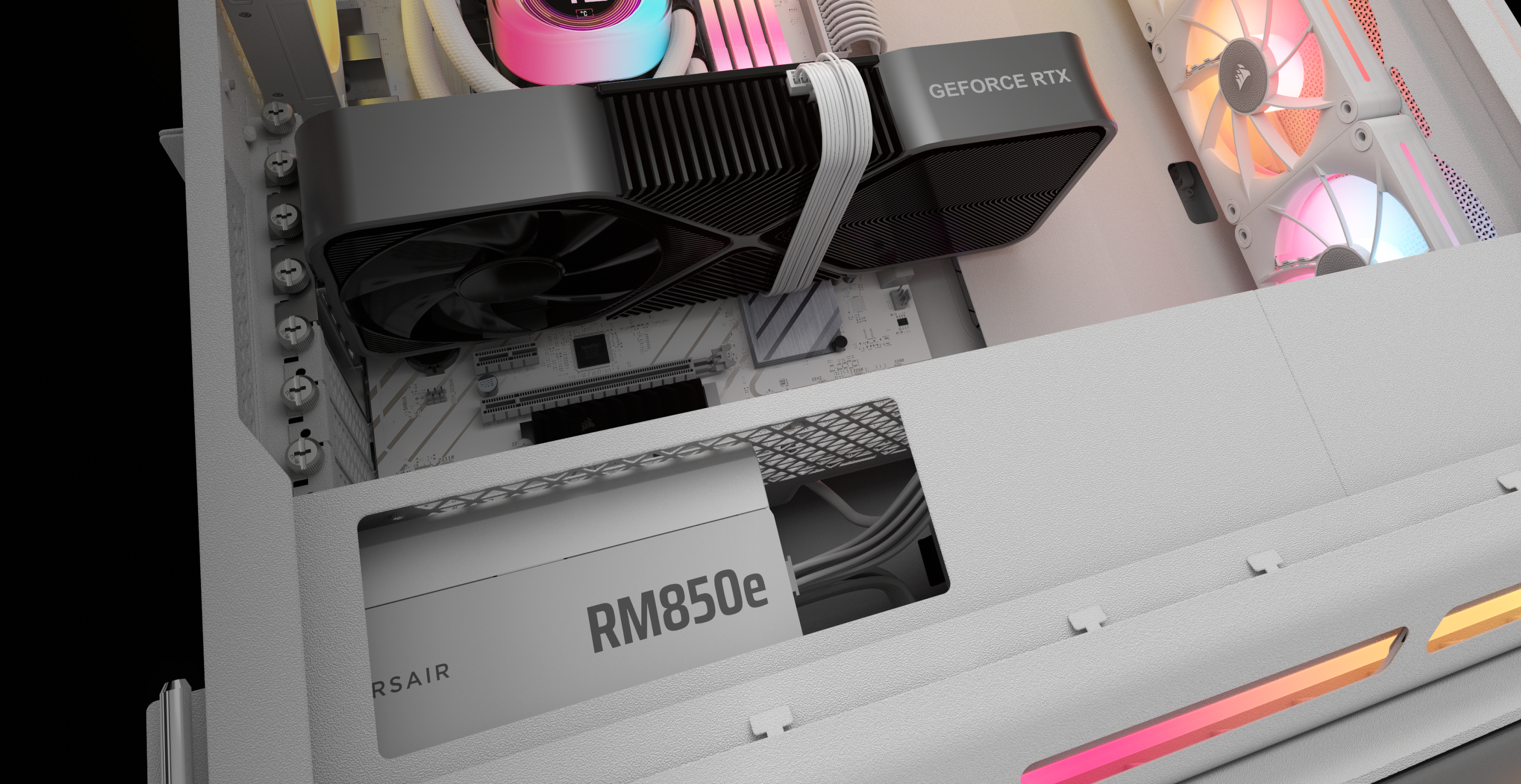 RMe Series™ RM850e - Fully Modular Low-Noise ATX Power Supply - White