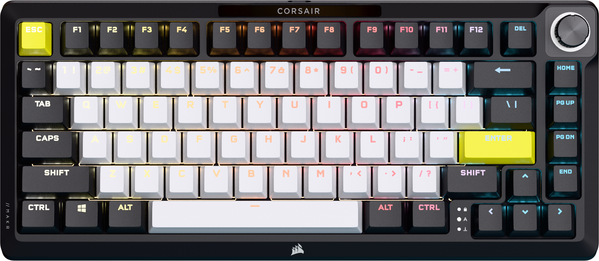 Corsair MAKR PRO 75 DIYキーボード MAKR PRO 75 Hall Effect DIY Keyboard
