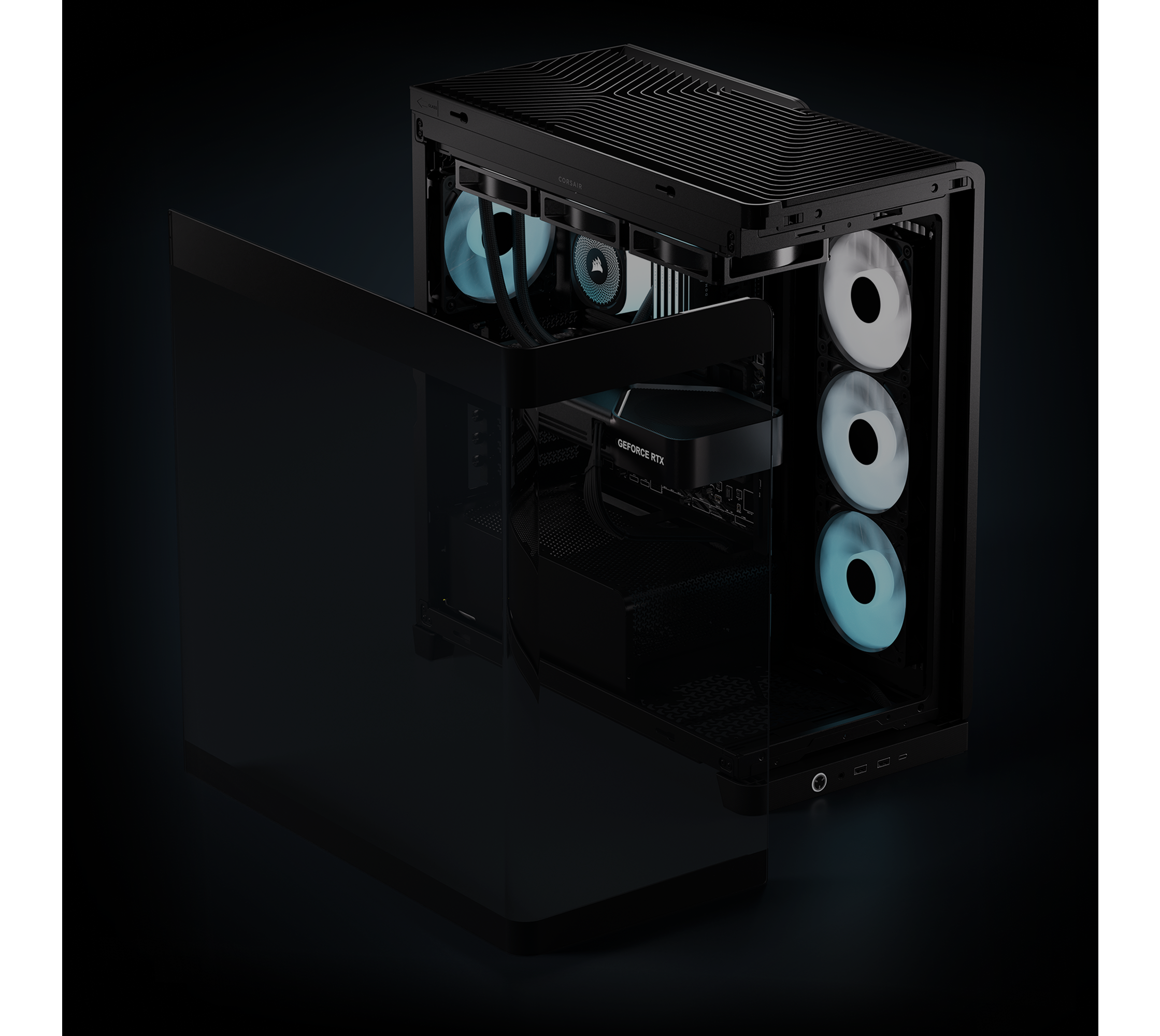 Corsair Frame 4500X RS-R ARGB Boîtier PC Moyen-Tour En Verre