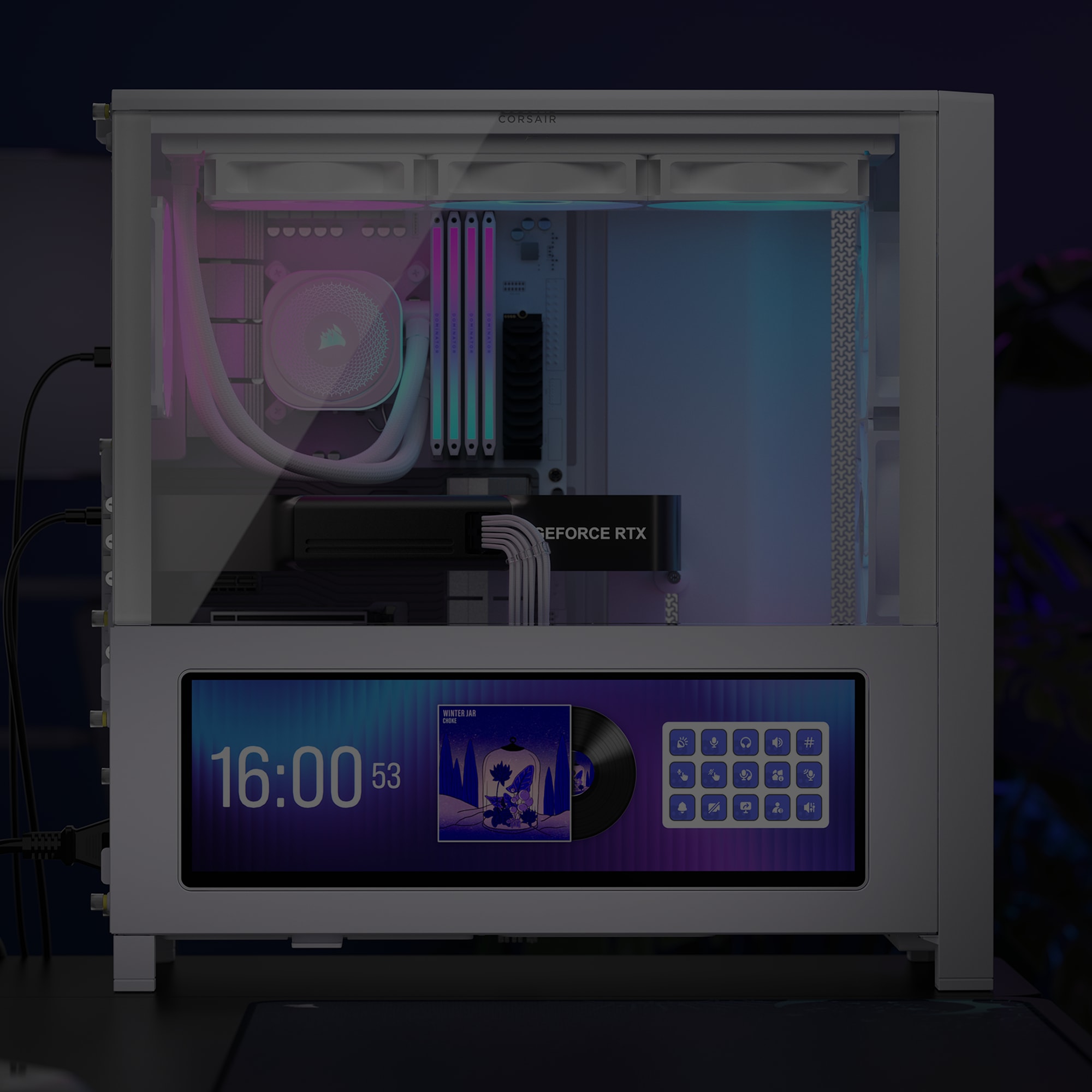 FRAME 4000 Series LCD Mounting Kit - White