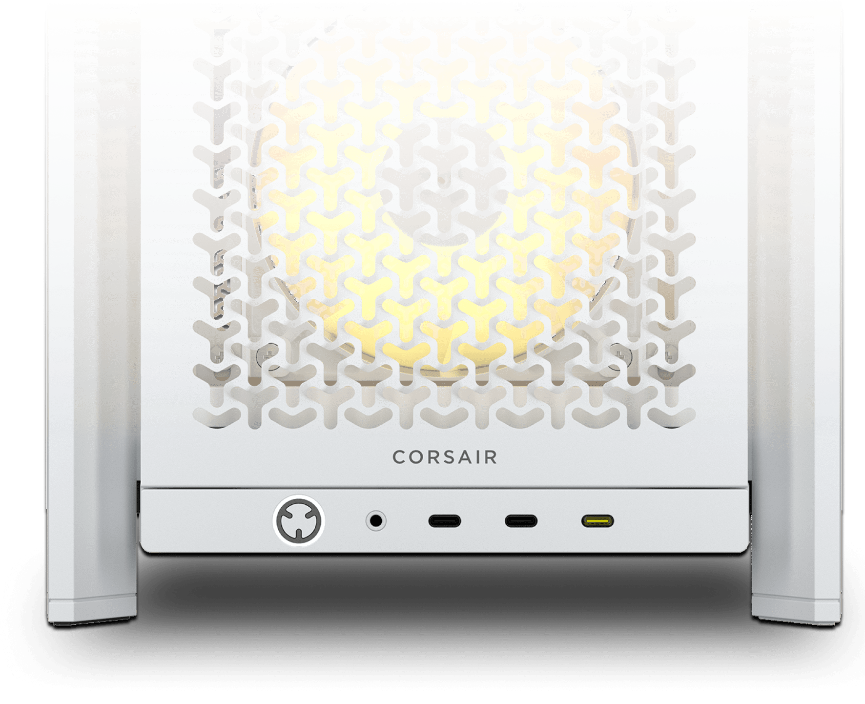 FRAME 4000D LCD RS ARGB プレミアム ミッドタワーPCケース – ホワイト