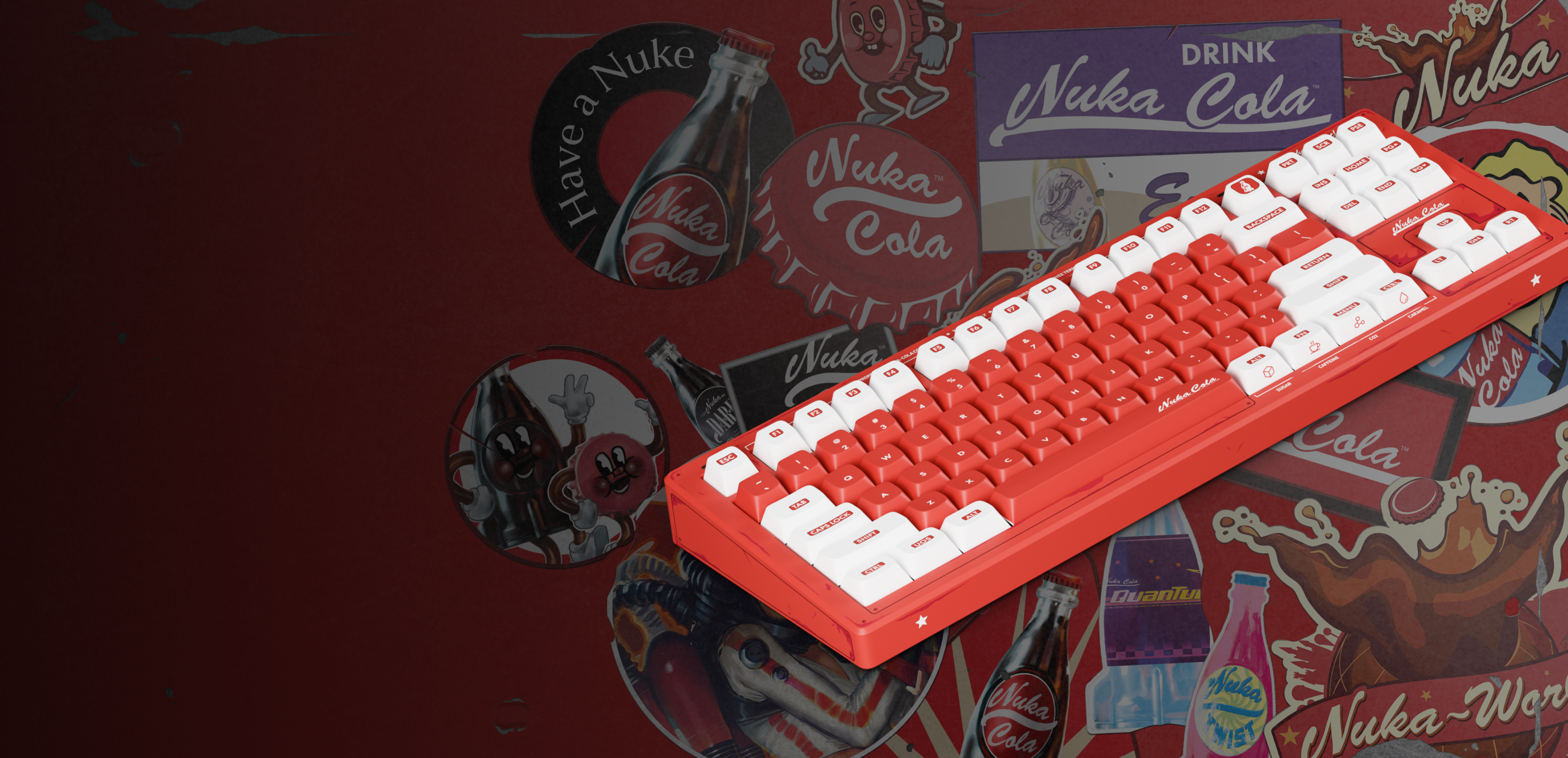 Drop + Nuka-Cola™ CSTM80 メカニカルキーボード