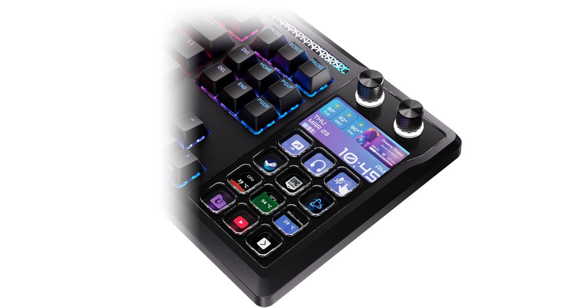 GALLEON 100 SD Stream Deck内蔵メカニカルキーボード (NA)