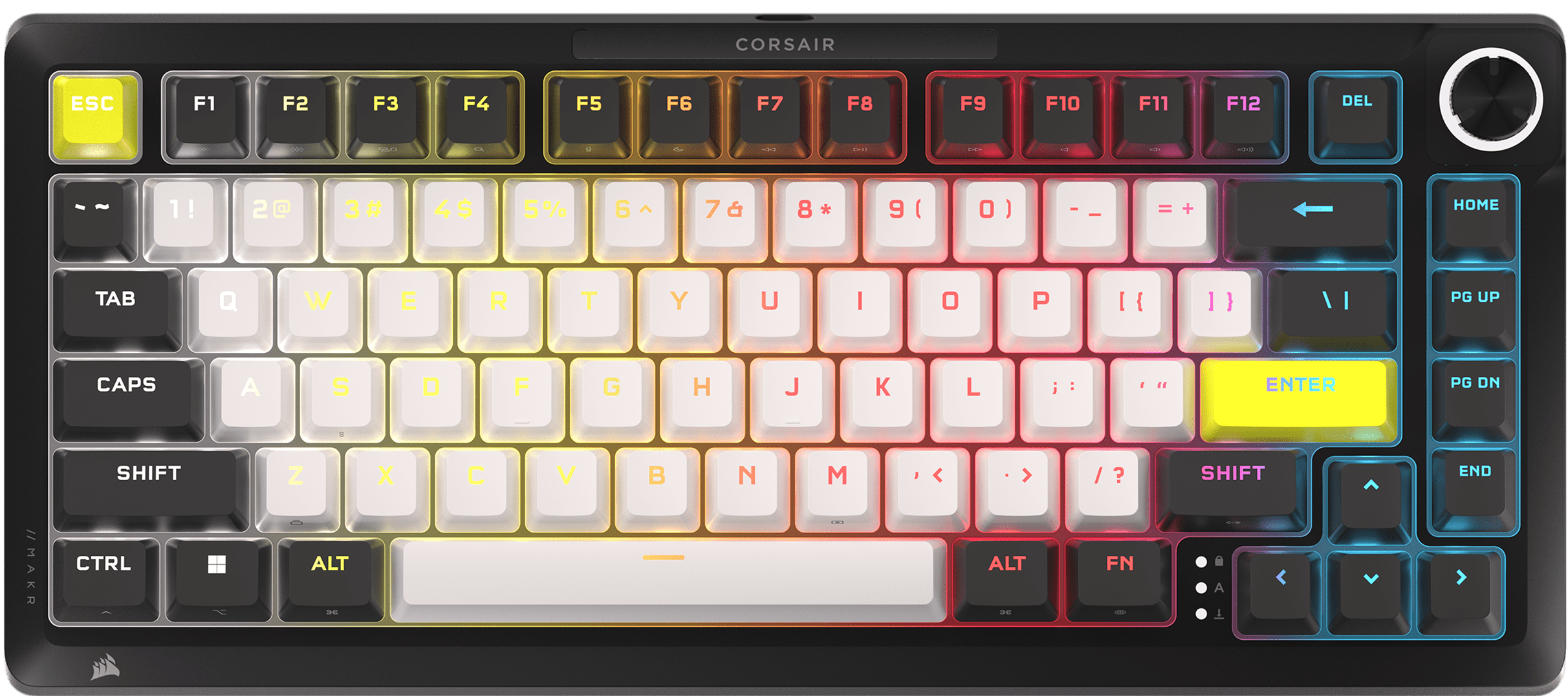 Corsair MAKR PRO 75 DIYキーボード MAKR PRO 75 Hall Effect DIY Keyboard