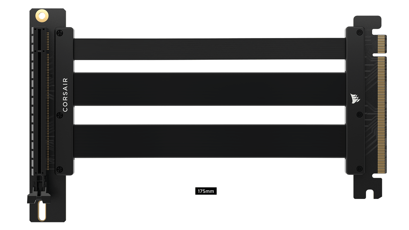 プレミアム PCIe 5.0 x16 ライザーケーブル 175mm