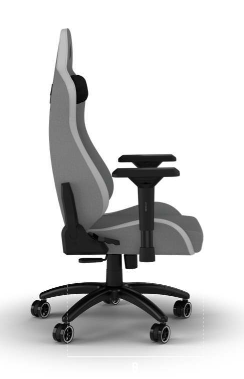 TC200 Gaming Chair – Plush – Leatherette Black/Black