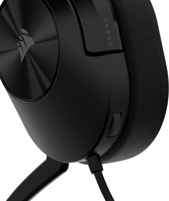  Corsair HS55 Stereo Gaming Headset (Leatherette Memory