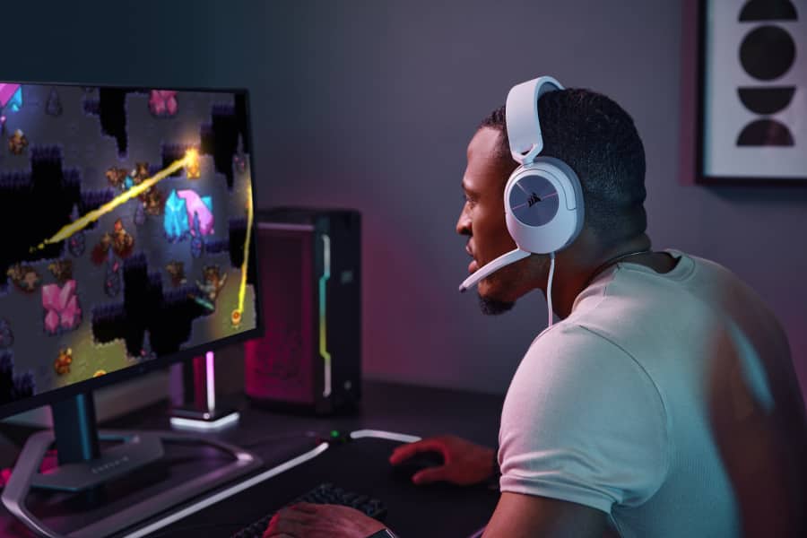 HS55 SURROUND Wired Gaming Headset — Carbon