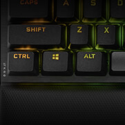 CORSAIR K60 RGB PRO SE - 표준 하단 배열