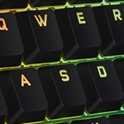 CORSAIR K60 RGB PRO – Volles N-Key Rollover (NKRO) mit 100 % Anti-Ghosting