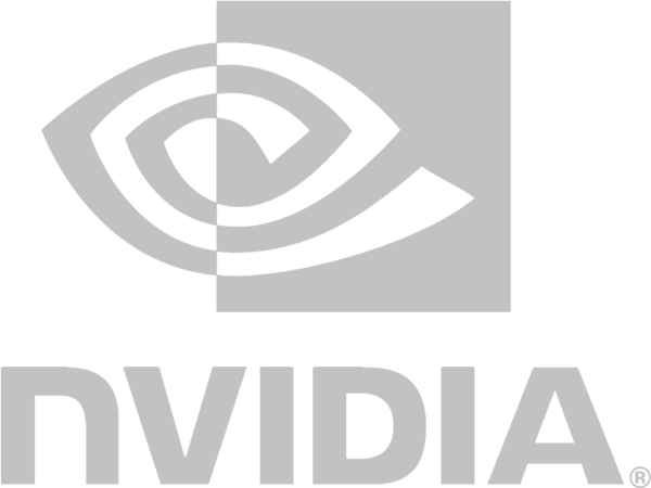 Logo Nvidia échelle de gris