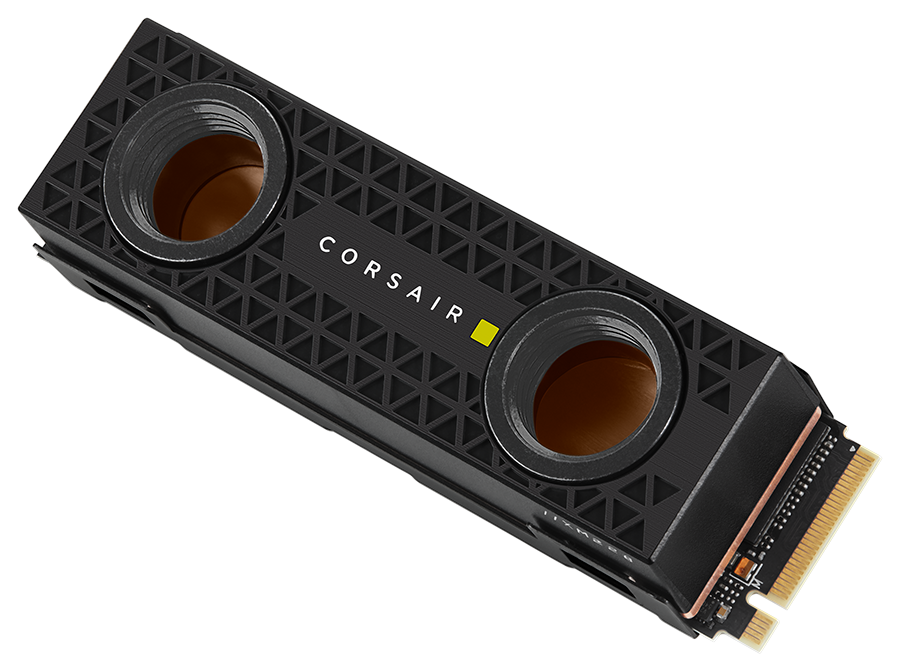 CORSAIR MP600 PRO XT - SSD - chiffré - 1 To - interne - M.2 2280 - PCIe 4.0  x4 (NVMe) - AES 256 bits - dissipateur de chaleur intégré - SSD internes -  Achat & prix