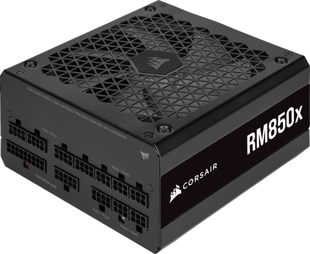 RMx Series™ RM850x — 850 Watt 80 PLUS Gold Fully Modular ATX PSU