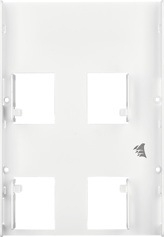 Dual SSD Mounting Bracket — White