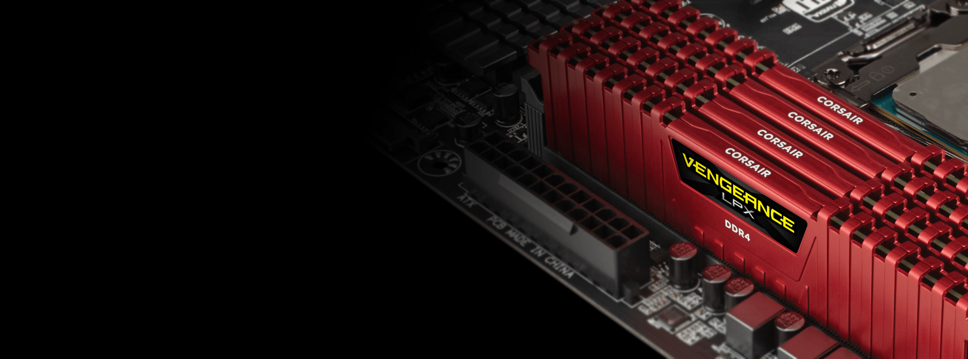 VENGEANCE® LPX 16GB (2 x 8GB) DDR4 DRAM 3200MHz C14 Memory Kit - Red