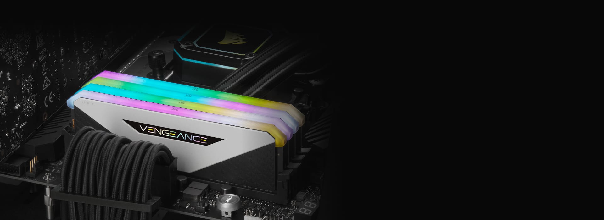 VENGEANCE® RGB RT 16GB (2 x 8GB) DDR4 DRAM 3200MHz C16 Memory Kit