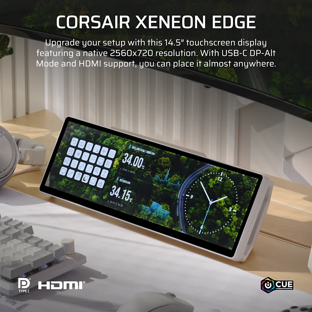 新品未開封CORSAIR XENEON EDGE 14.5 インチ Corsair XENEON EDGE 14.5 LCD Touchscreen | パソコン工房【公式通販】