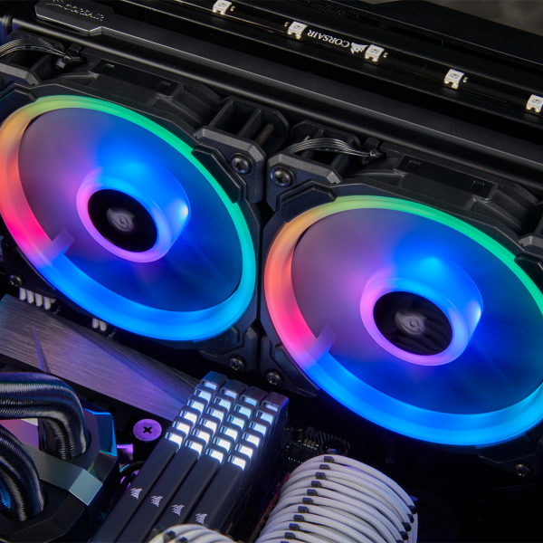 LL120 RGB 120mm Dual Light Loop RGB LED PWM Fan — Single Pack