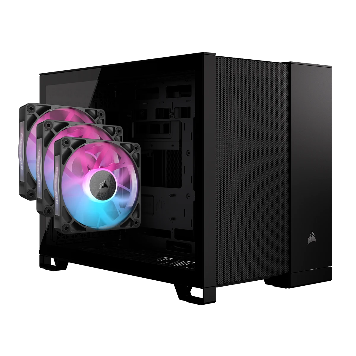 2500D Airflow Case Black with RX120 Triple Starter Kit