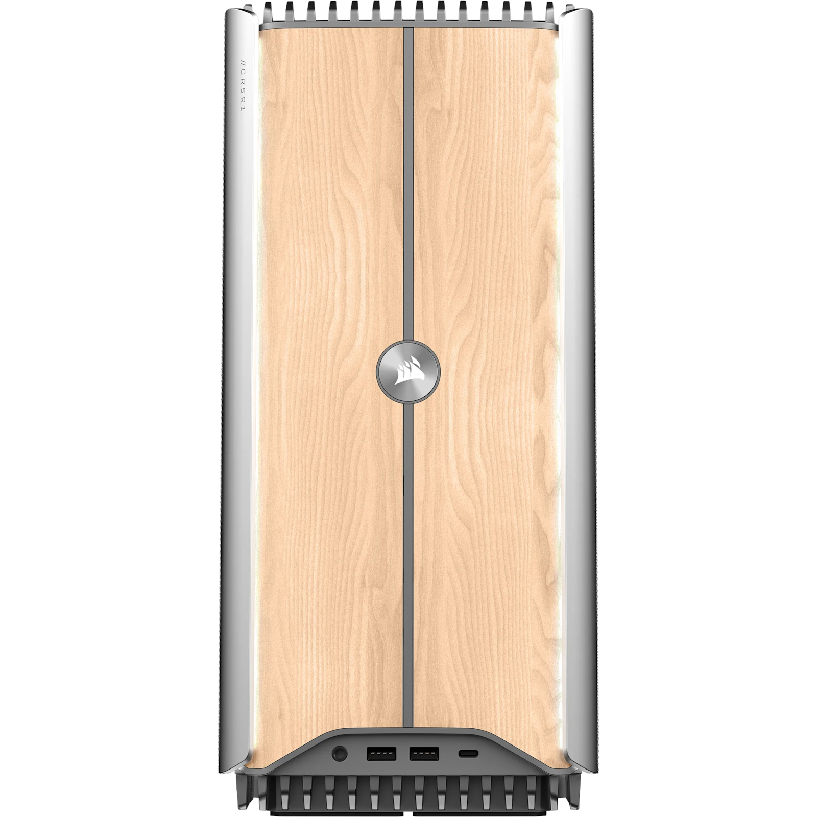 CORSAIR ONE i500 PC - Wood Bright: Liquid Cooled Intel Core i9-14900F, GeForce RTX 4070 Super, 1TB M.2 SSD, 32GB DDR5, Win11 Home (Revival Series)